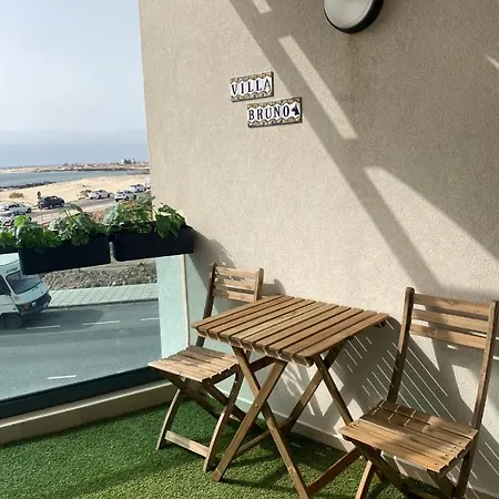 Apartamento Villa Bruno Con Vistas Al Mar, Primera Linea De Playa Cotillo Exterior foto